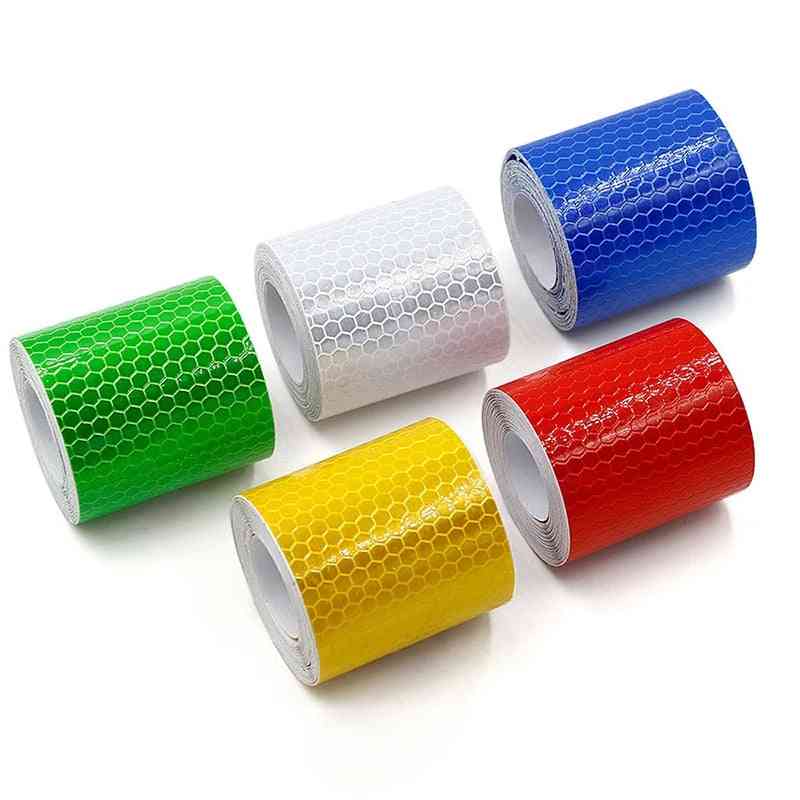 Car Reflective Tape Decoration Stickers, Warning Safety Reflection Film