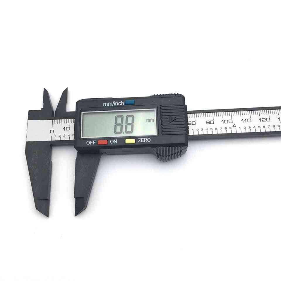 Vernier Caliper Measuring Tool-plastic Lcd Digital Electronic Carbon Fiber Ruler Gauge Micromete (vernier Caliper)
