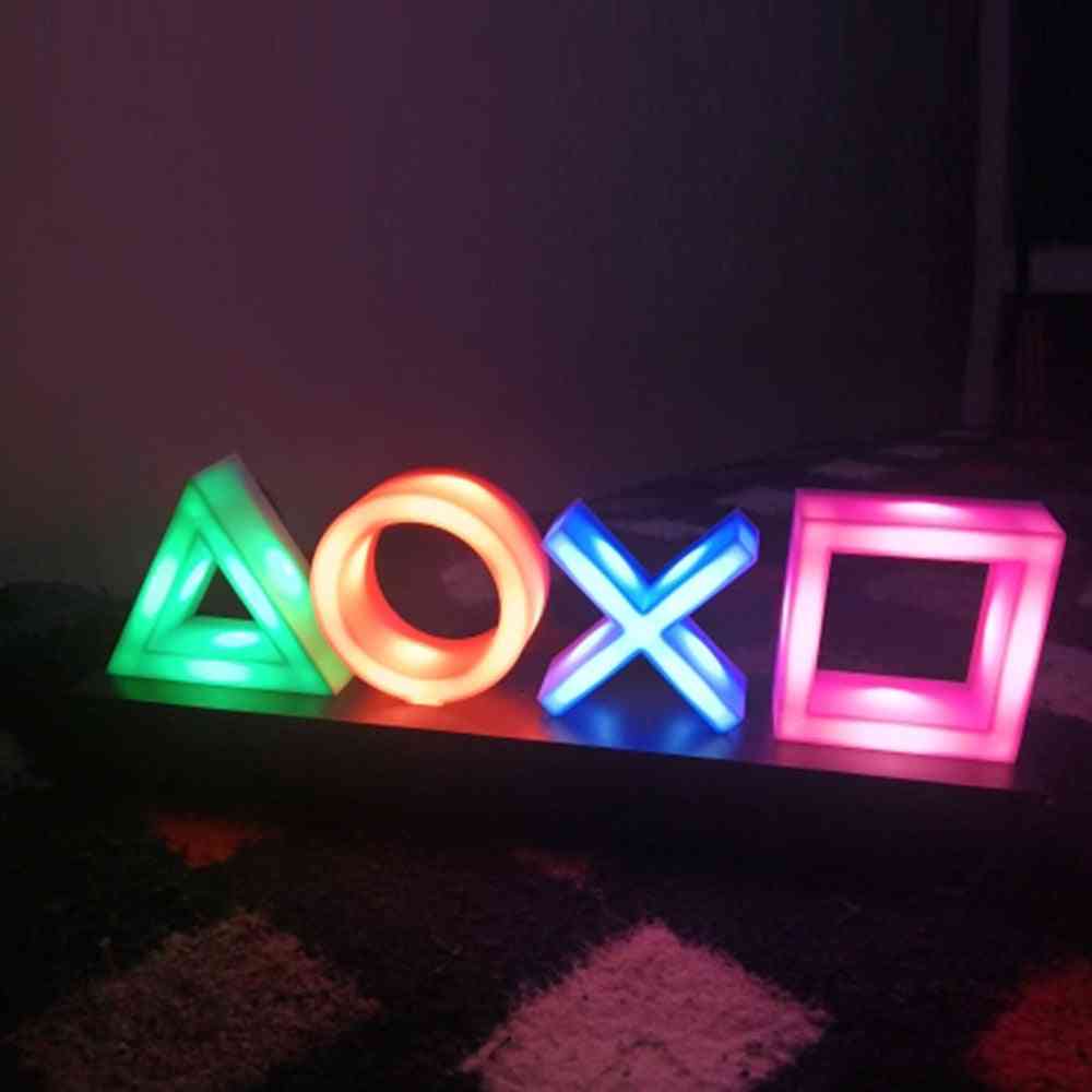 Voice Control Game Icon Light, Acrylic Atmosphere Neon Bar Decorative Lamp