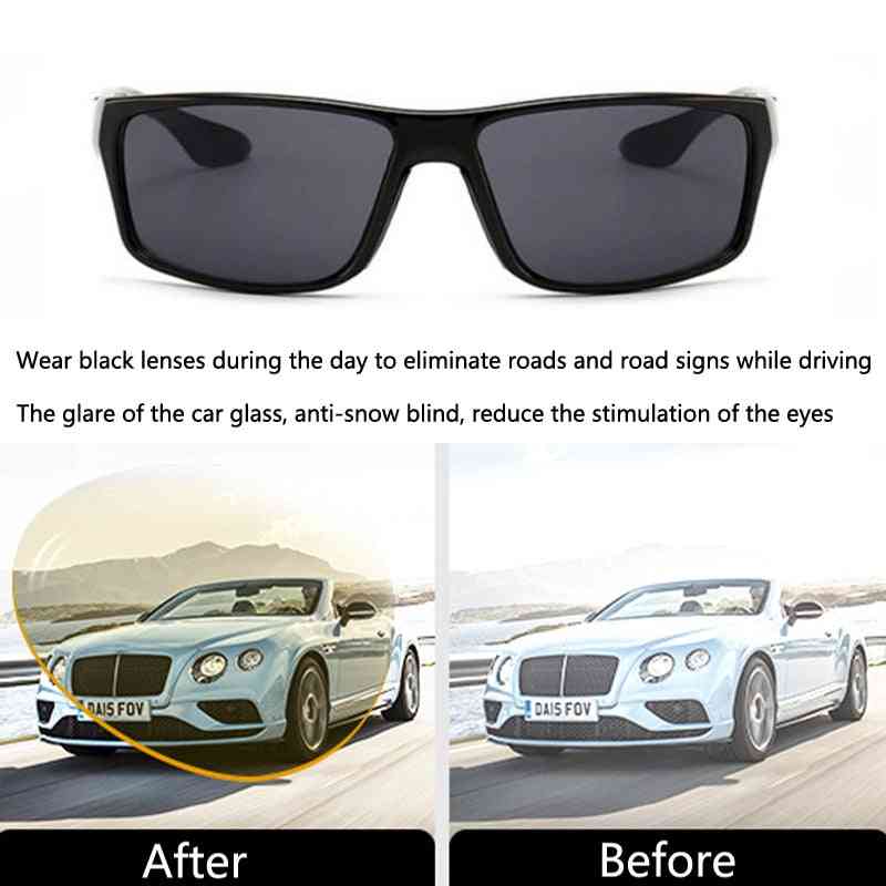 Night Vision Driver Goggles, Car Driving Uv Protection Polarized Sunglasses
