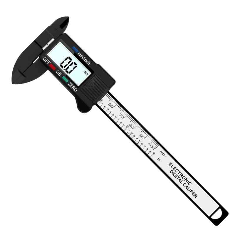 Digital Display Plastic Vernier Caliper Measuring Student Mini Tool Ruler