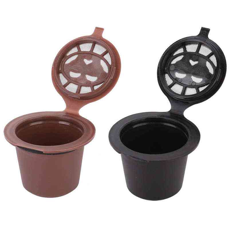 Stainless Steel Reusable Refillable Coffee Capsule Cup