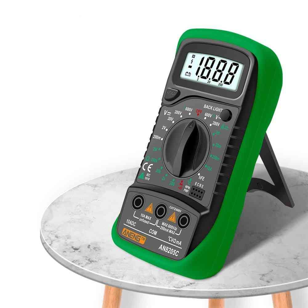 Digitalmultimeter Amperemeter Volt Ohm Tester Meter Multimetro mit Thermoelement