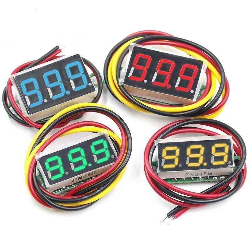 Voltage Meter With Led Display, Digital Panel, Voltmeter Meter