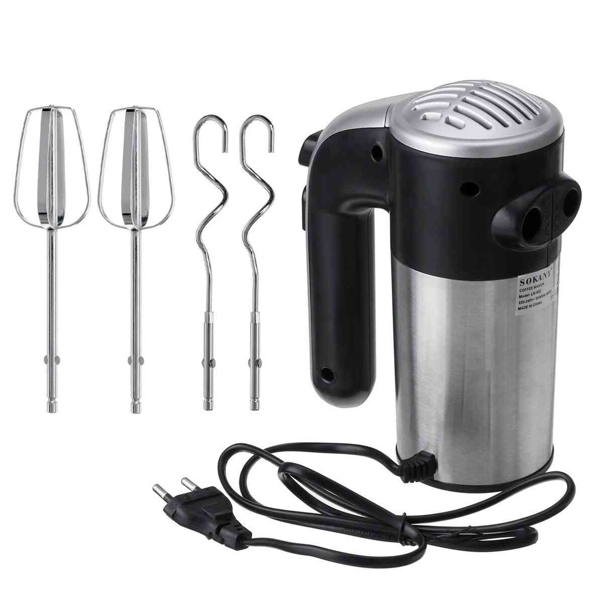 Electric Dough Blender Egg Beater Spiral Whisk Mixer For Kitchen Cooking Tool