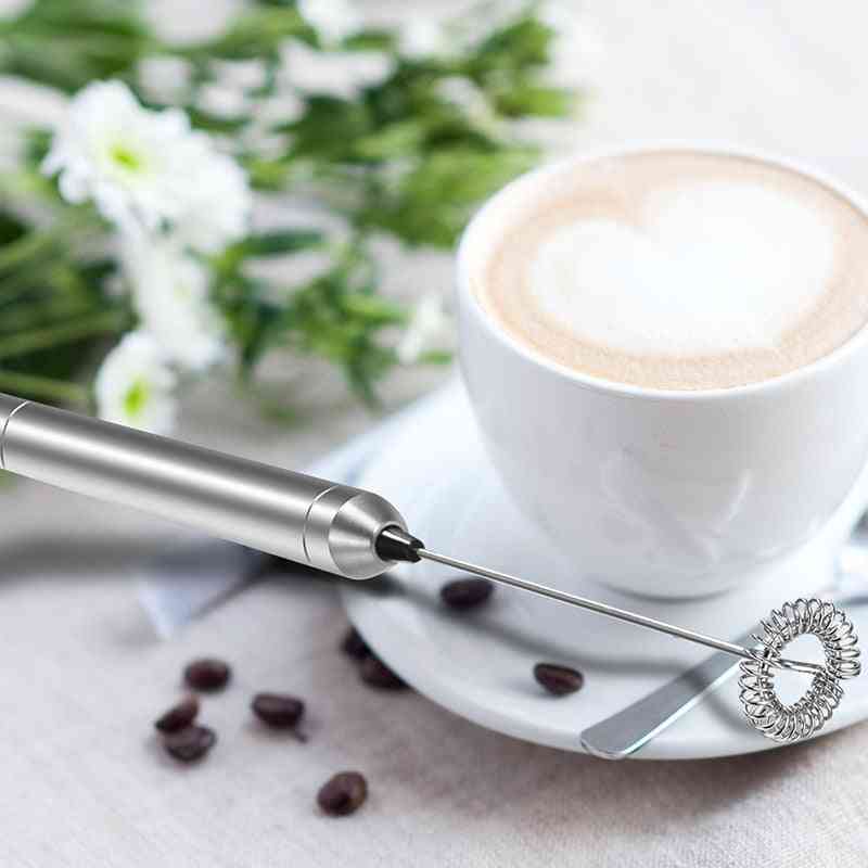 Milk Frother Electric Handheld Mixer Blender For Coffee Latte