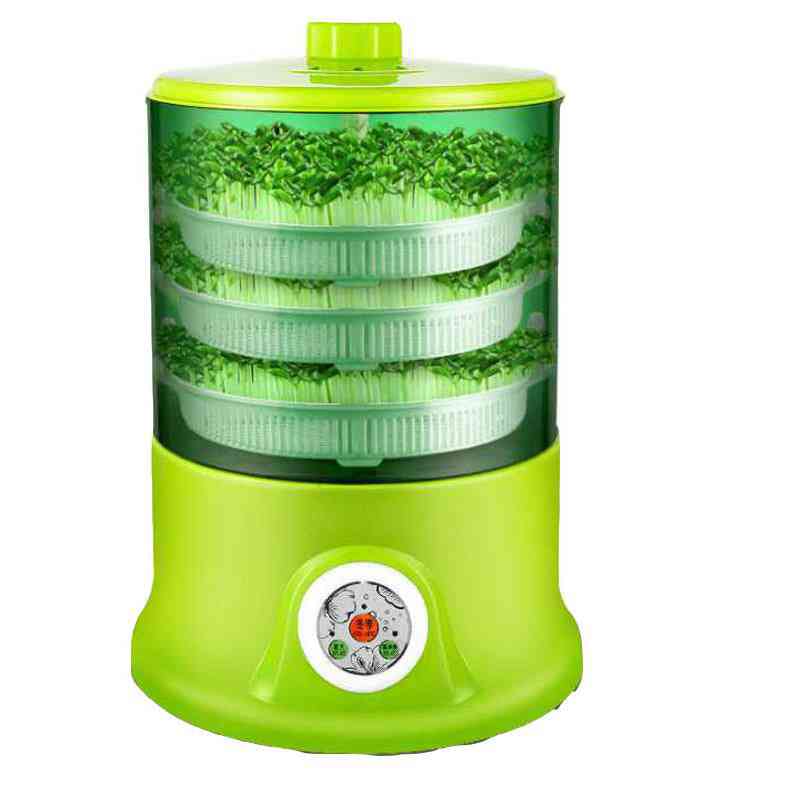 Automatisk bönspirningsmaskin, gröna frön för termostat växer
