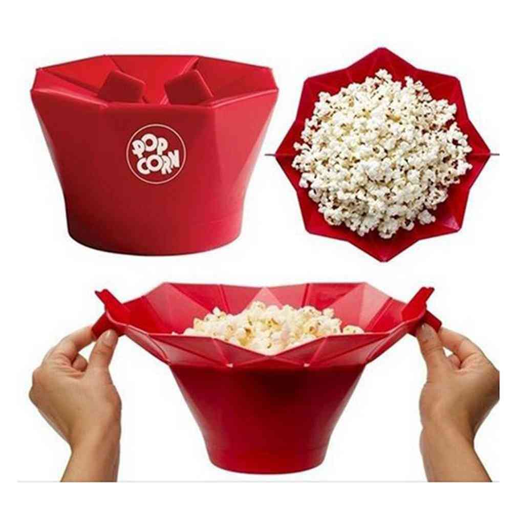 Homemade Popcorn Popper Bowl, Baking Kitchen Bucket