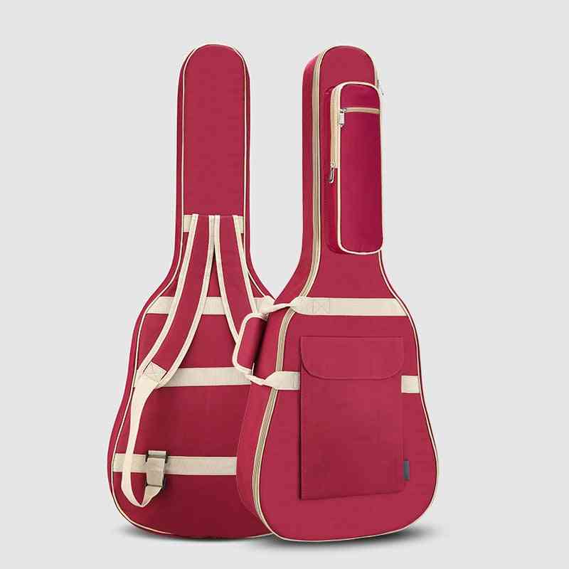 Waterproof Cover Double Shoulder Carry Case Backpack, Guitar Bag