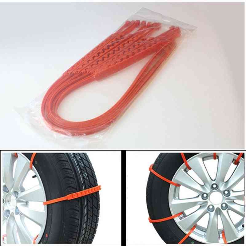 Snow Chains Nylon Mud Wheel Tyre Tire Cable Ties