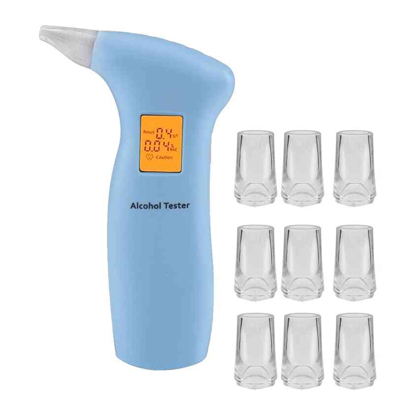 Professional Police Lcd Display Digital Breath Mouths Alcohol Tester