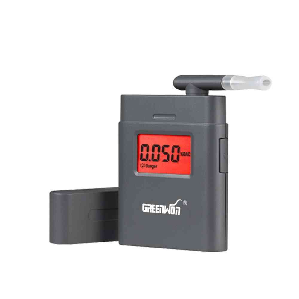 Prefessional Portable Breath Alcohol Analyzer Digital Breathalyzer Tester