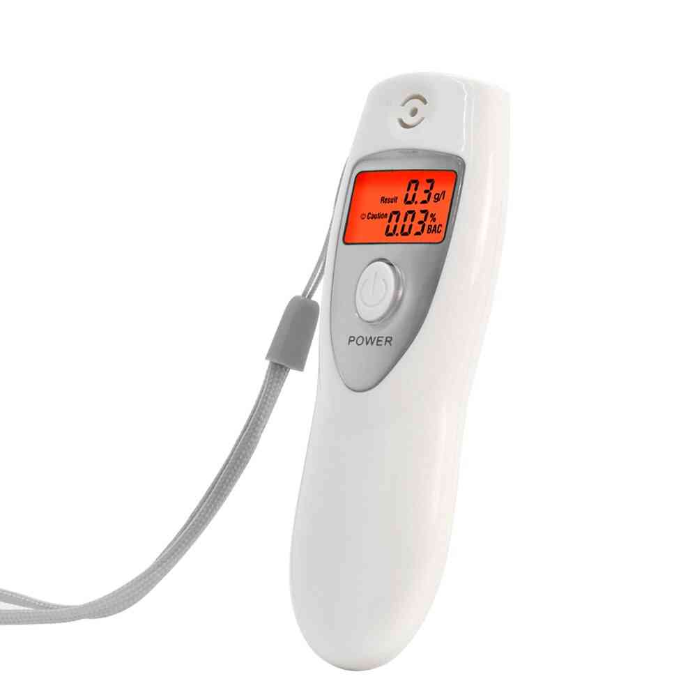 Portable Lcd Digital Breath Alcohol Analyser Breathalyzer Tester Inhaler Alcohol Meters