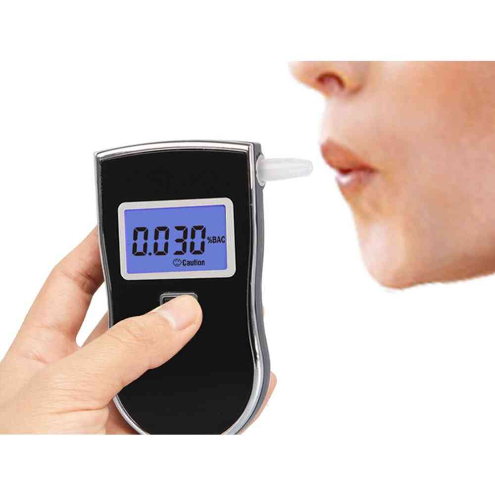 LCD-skærm åndedrætsanalysator bærbar alkoholpåvisningsenhed