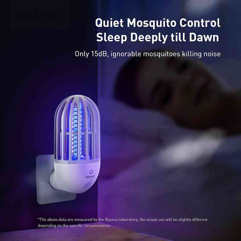 Capcană de lumină condusă de insecte, lampă anti electrică anti-țânțari de noapte