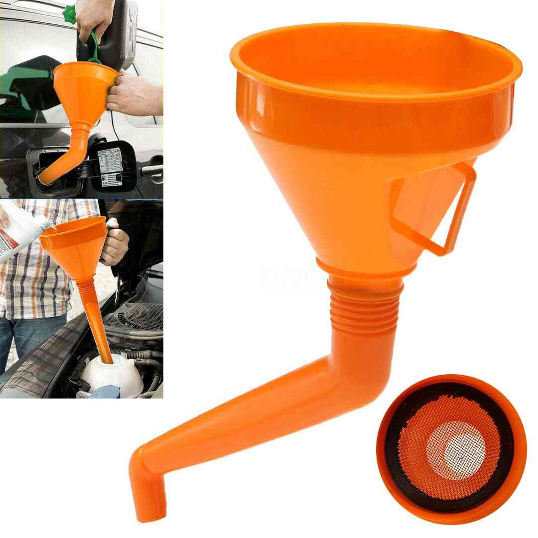 Plastic Large Ddtachable Flexible Neck Funnel Fuel