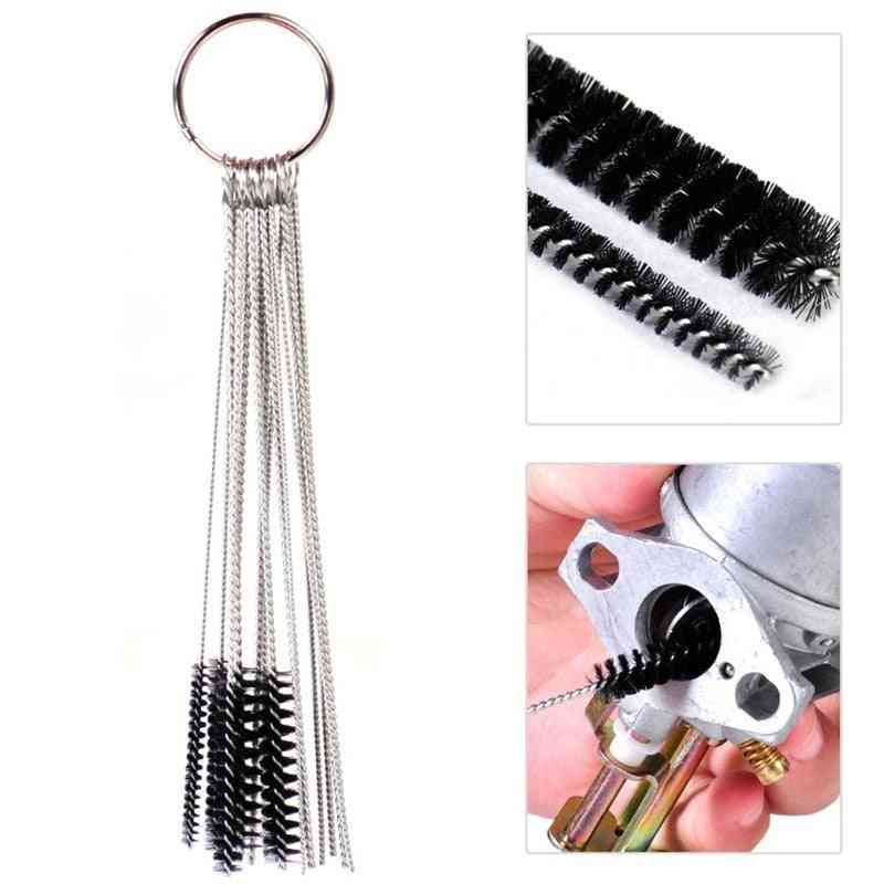 Carburetor Carbon Dirt Jet Remove Set, Cleaning Needles, Brushes Tool Kits, Vehicle Accessories