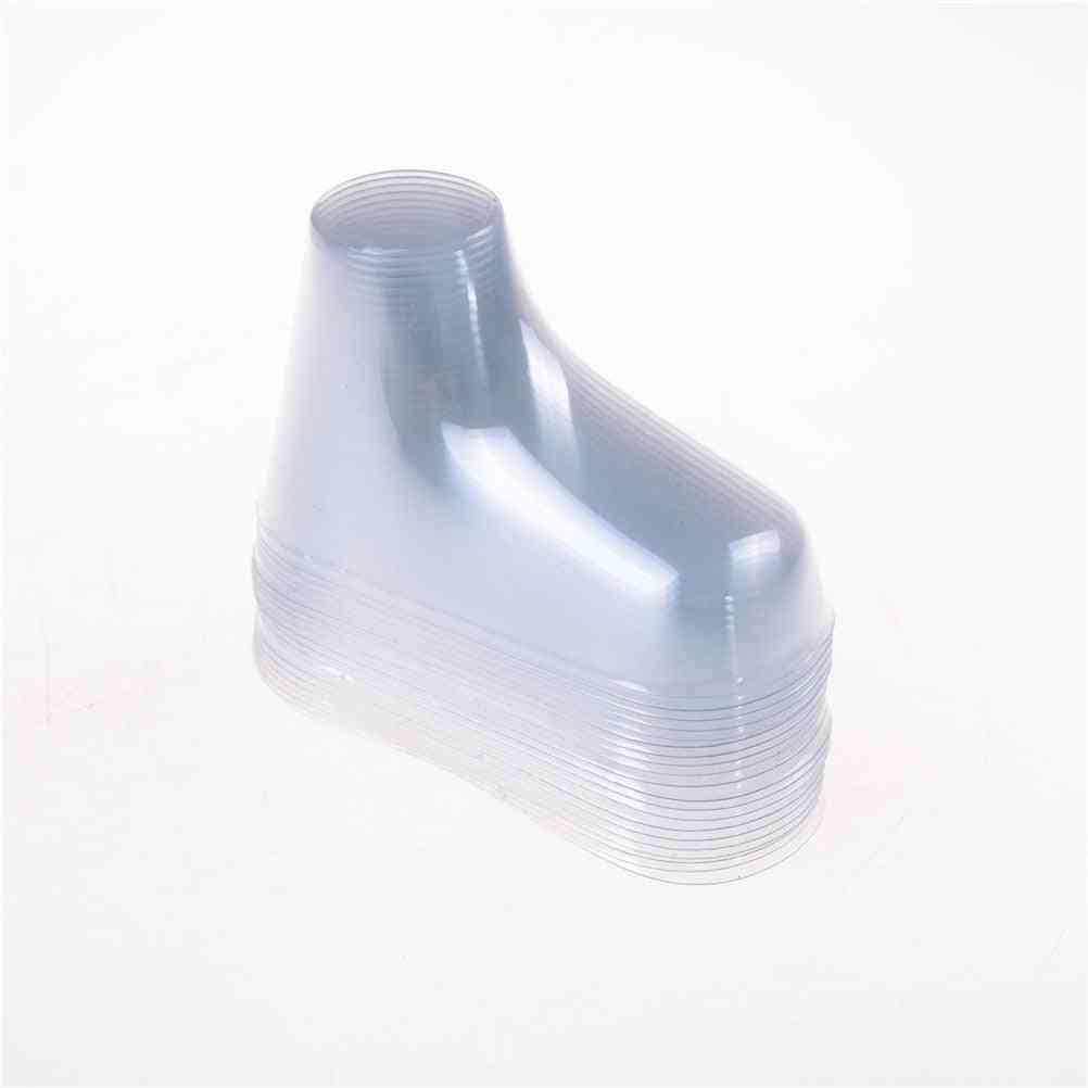 Plastic Transparent Foot Sock Molds Paste, Extrusion Display Baby Booties Mould