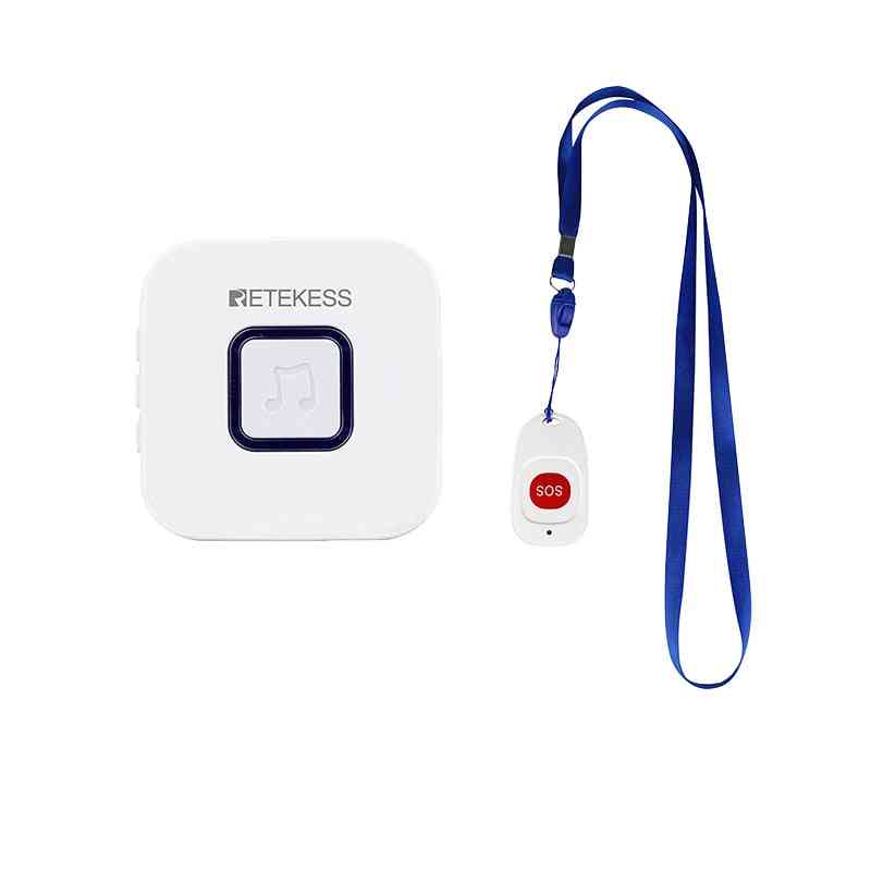 Retekess Caregiver Pager Wireless Sos Call Button Nurse/call Alert Patient Help System