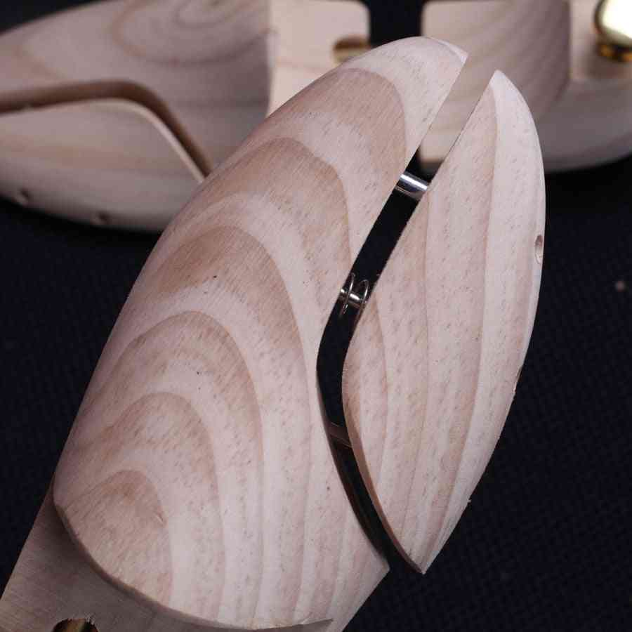 Tree Metal Knob Adjustable Pine Wood Shoe