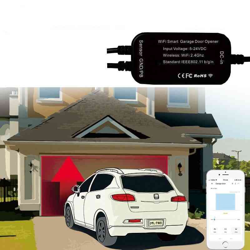 Wifi Smart Garage Door Opener Rolling ?shutter Garden Door-controller Voice Control