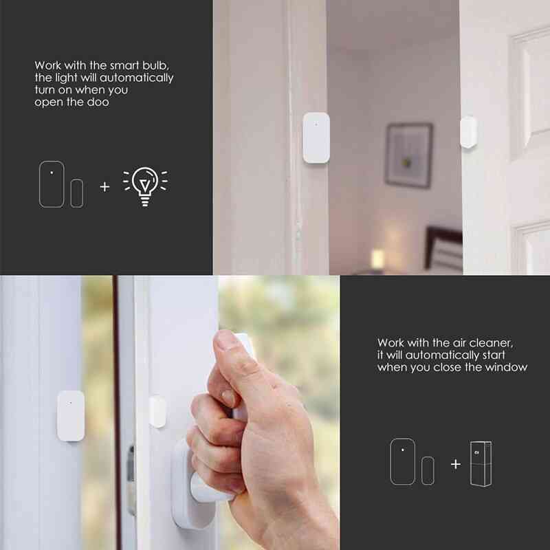 Inteligentní senzor dveří / oken, bezdrátové připojení s dálkovým ovládáním homekit