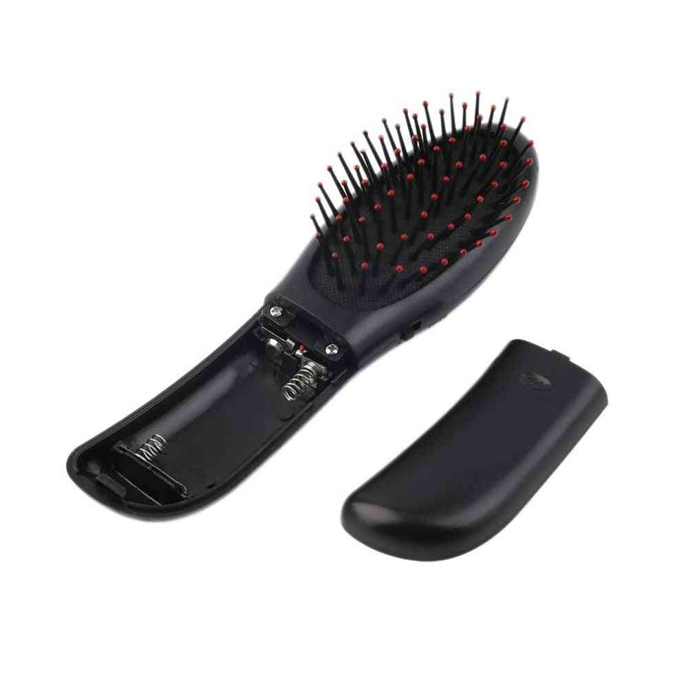 Power Battery Electric Vibrating Hair Brush, Comb Massager