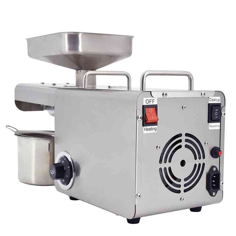 Automatic Cold/hot Oil Press Machine With Temperature Control, Household Extraction Presser