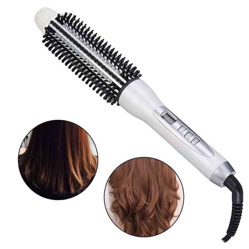 Professional Ceramic Anion Hair Curler, Straightener Hot Heat Comb