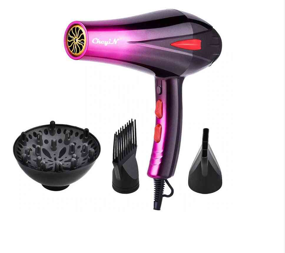Professional Hair Dryer, High Power Styling Tools, Blow Hot And Cold, Eu Plug Machine