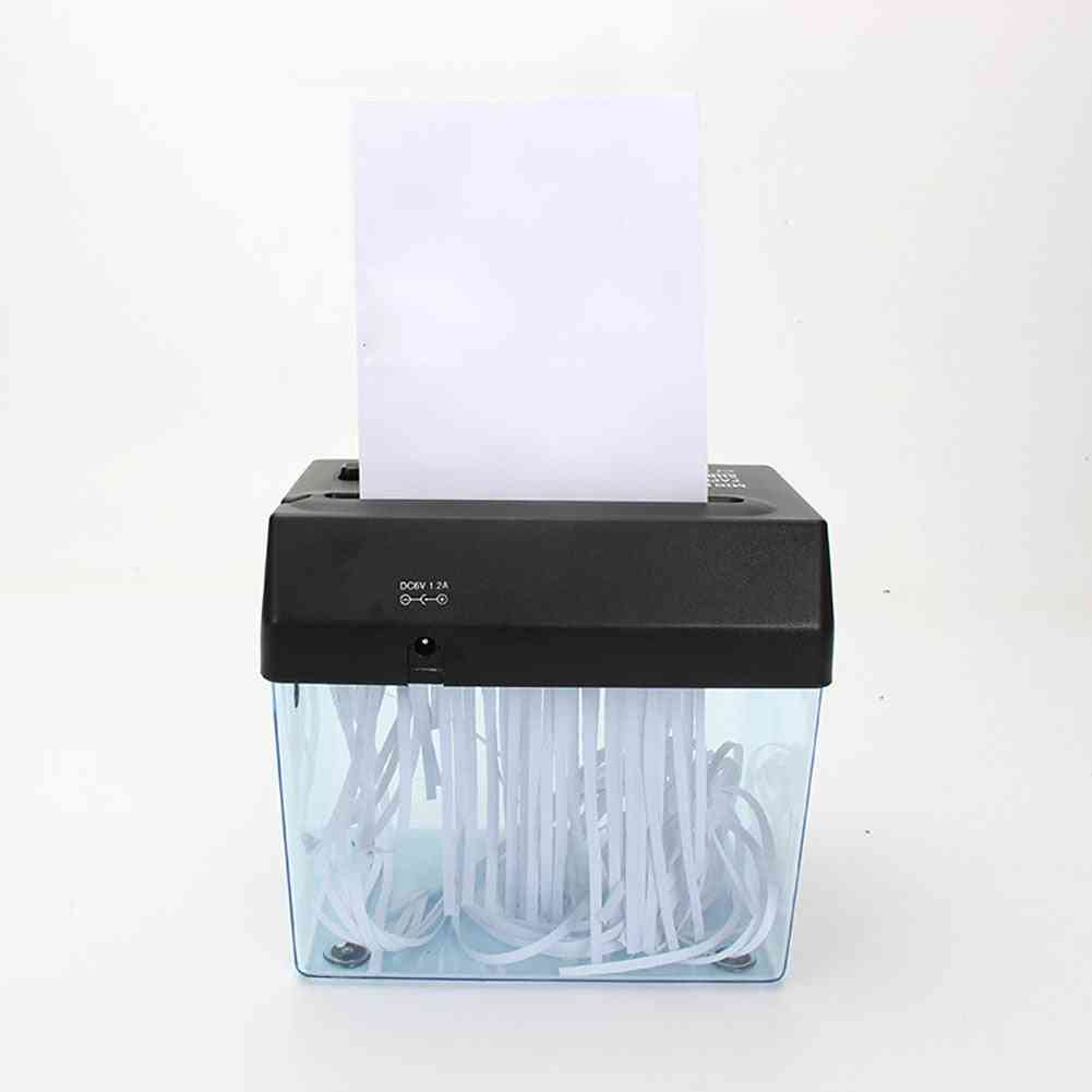 Usb Paper Electric Wastebasket Strip Automatic Cutting Machine