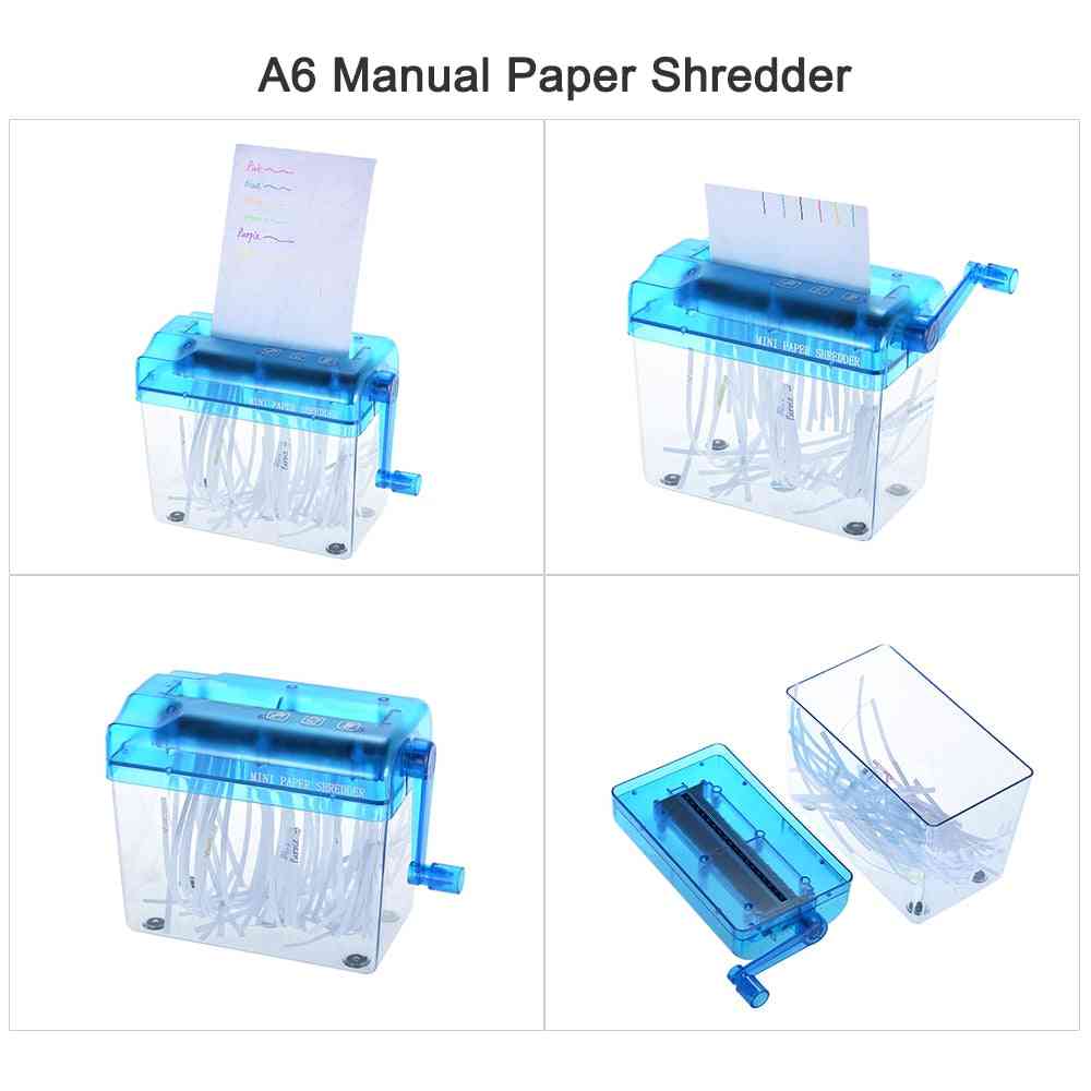 Manual Hand Paper Shredder