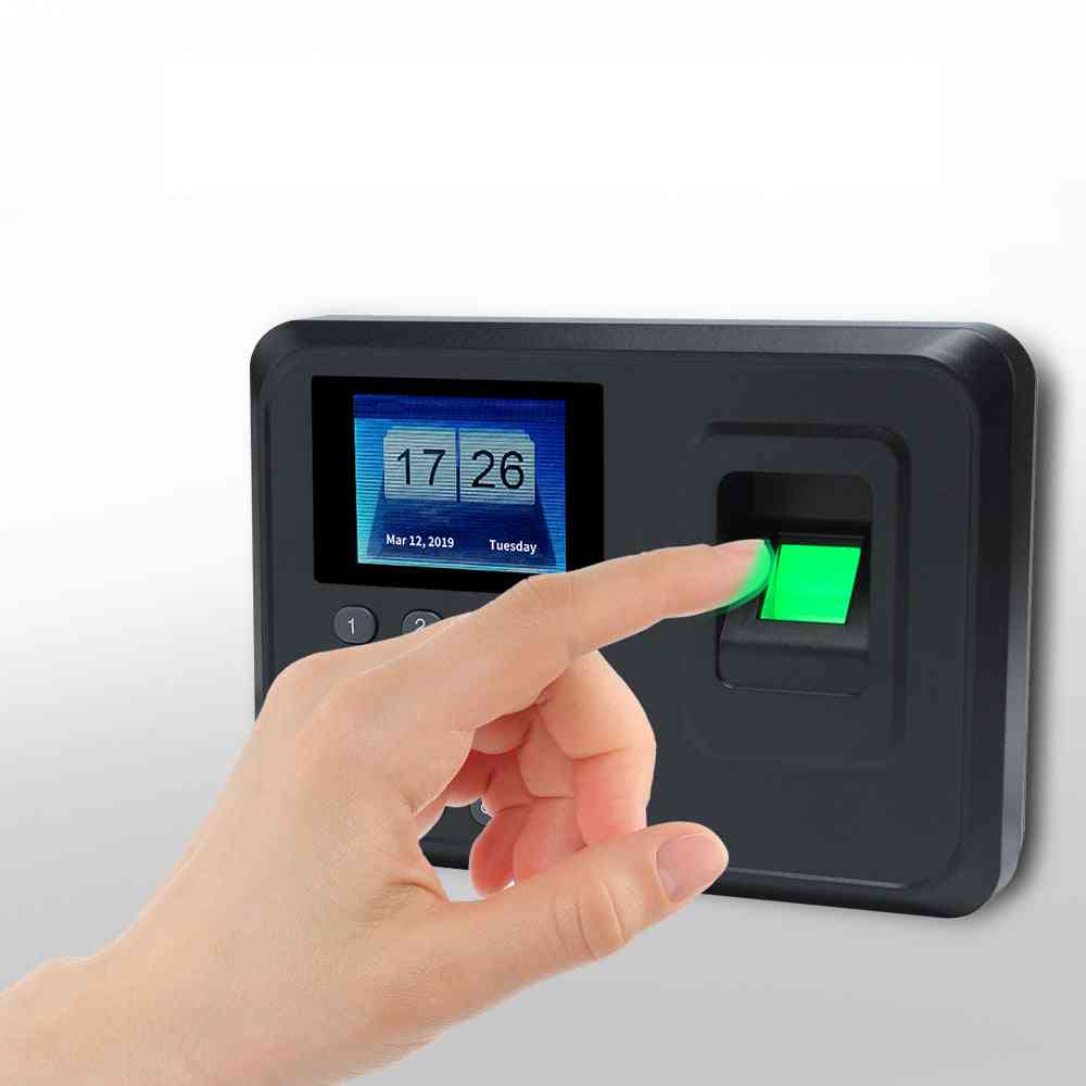 Biometric Fingerprint Time Attendance System Clock Recorder