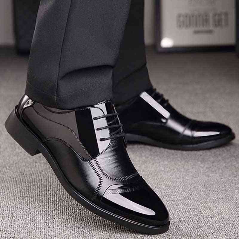 Business Luxury Oxford Men Breathable Leather Shoes