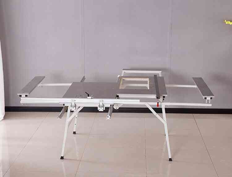 Klizni stol od 45 stupnjeva, aluminij s jednostavnom pločom, naginjanje dvostrukih pila
