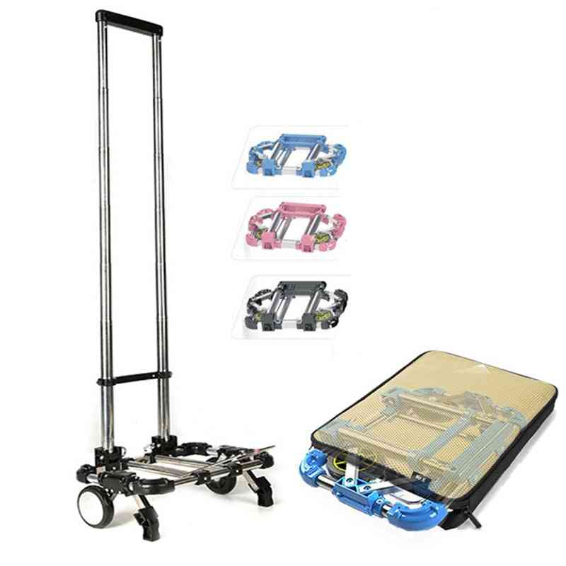 Full Folding Stainless Steel Luggage Car Bearing Capacity/trolley Suitcase