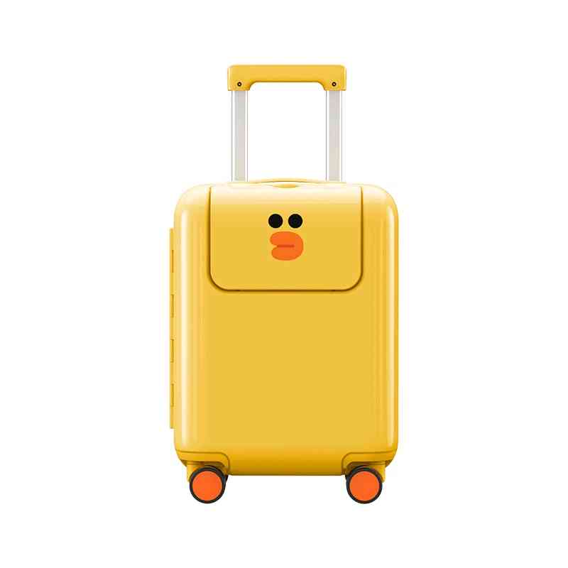Kids Cartoon Trolley Spinner Suitcase Carry On Luggage For Trip
