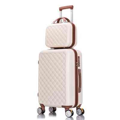 Rolling Luggage Travel Suitcase Set, Spinner Trolley Case