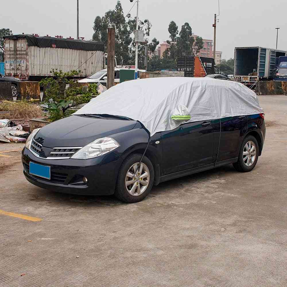 Half Car Cover, Sun Uv Snow Dust Rain Resistant Durable Covers