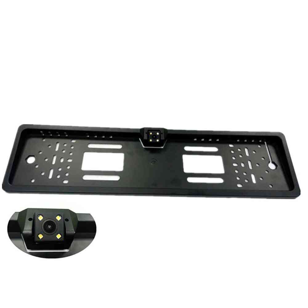 Auto Parktronic Eu Car License Plate, Frame, Hd Night Vision Car Rear View Camera