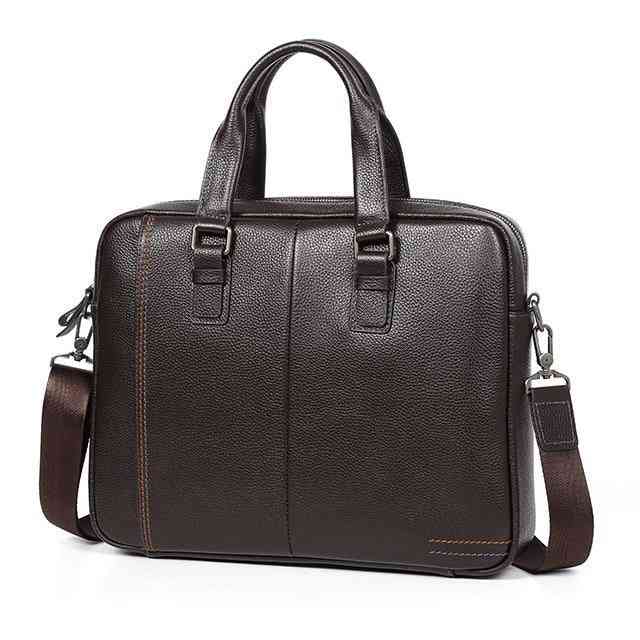 Leather Men Business Handbag