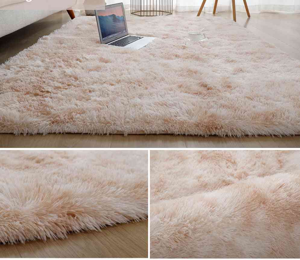 Fluffy Plush Anti-slip Carpet For Living Room