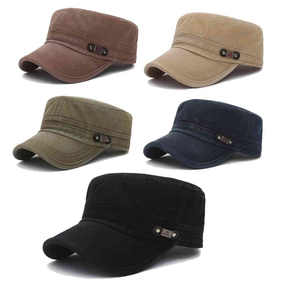 Men Women Outdoor Sun Hats, Military Cap