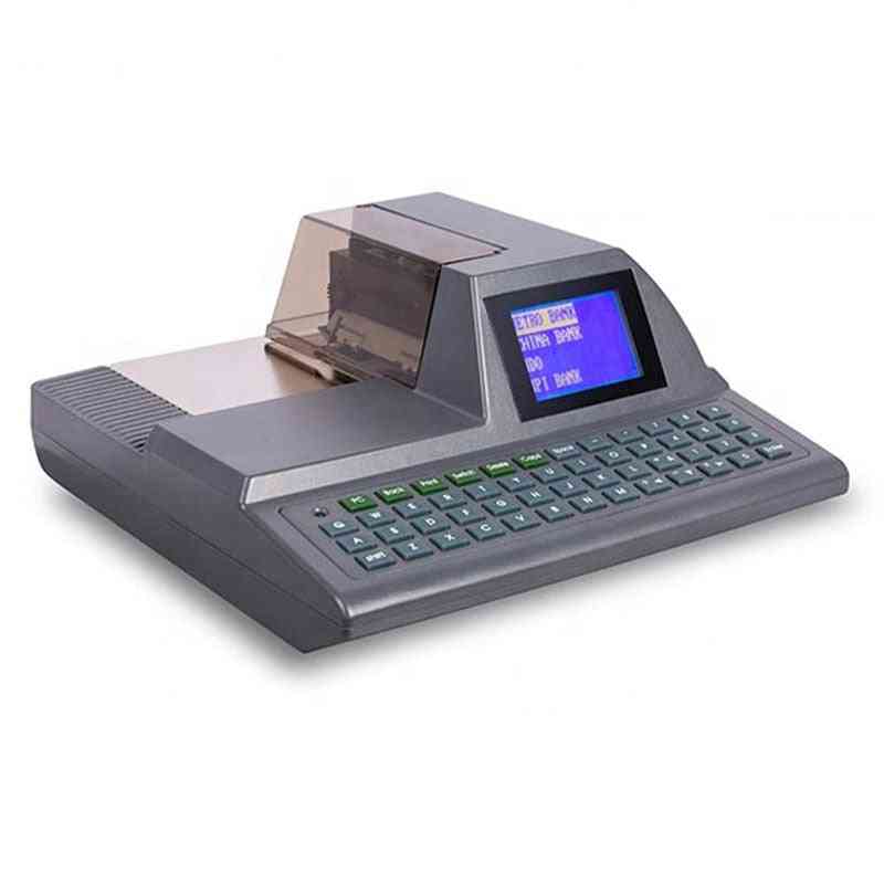 Imprimante d'impression de chèques / machine à écrire de chèques à clavier complet intelligent