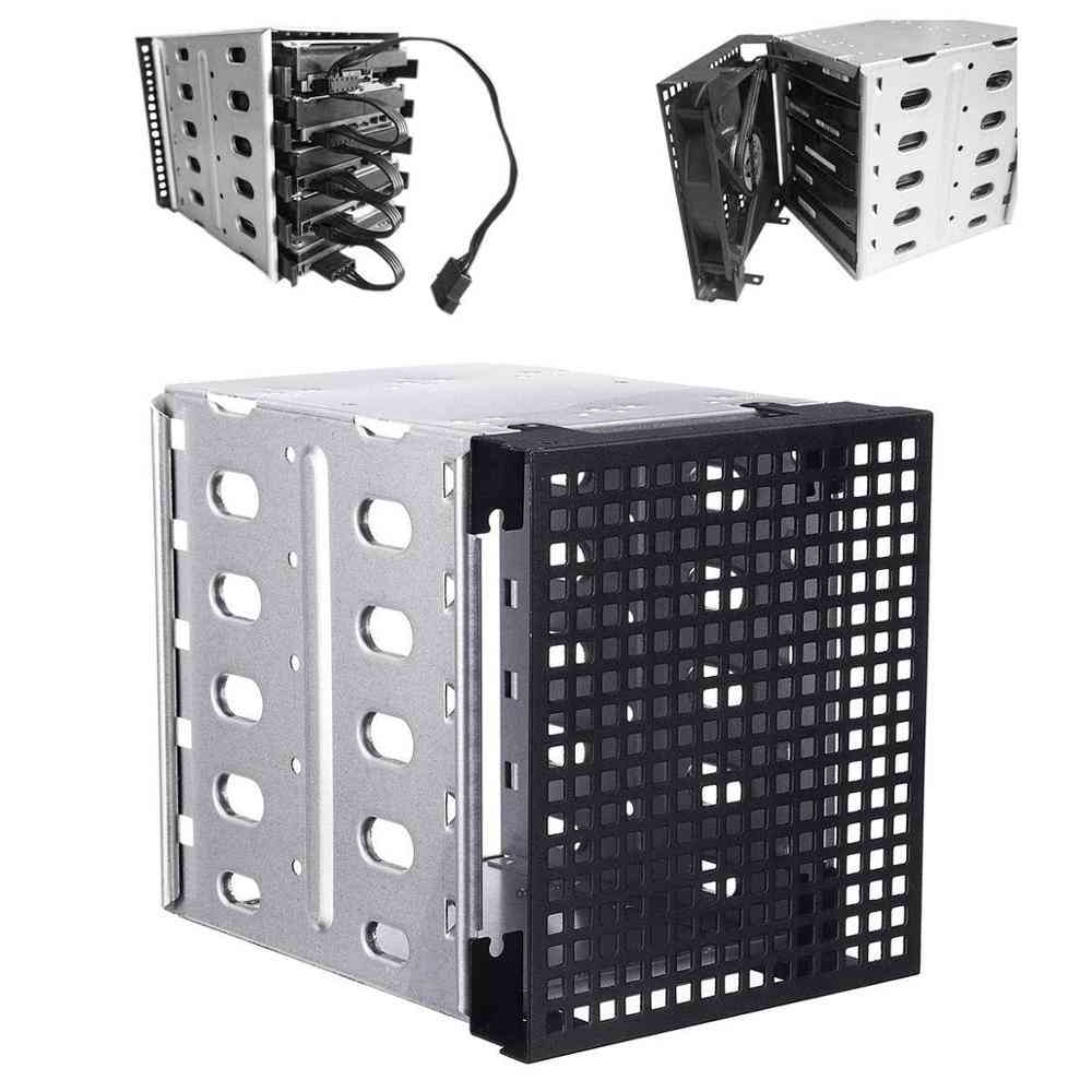 Sata Sas Hdd Cage Tray Bracket With Fan Space Convert