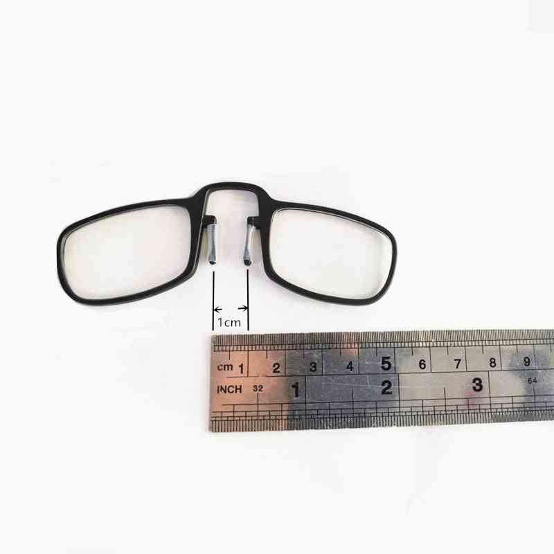 Unisex Mini Reading Glasses With Nose Clip