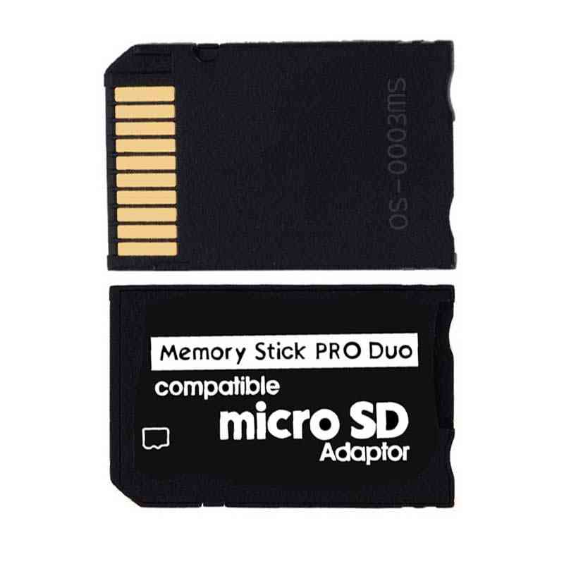 Ingelon Memory Stick Pro Duo Adapter Micro Sd To Memoria Stick Card Tf To Ms Card Reader
