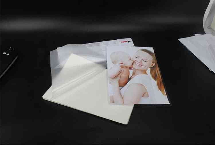 A4 80mic laminering film laminator pose / ark god beskyttelse til fotopapir / filer kort / billede 50stk / sæt laminat termisk
