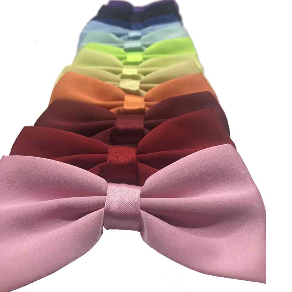 Classic Solid Skinny Bow Ties For Man