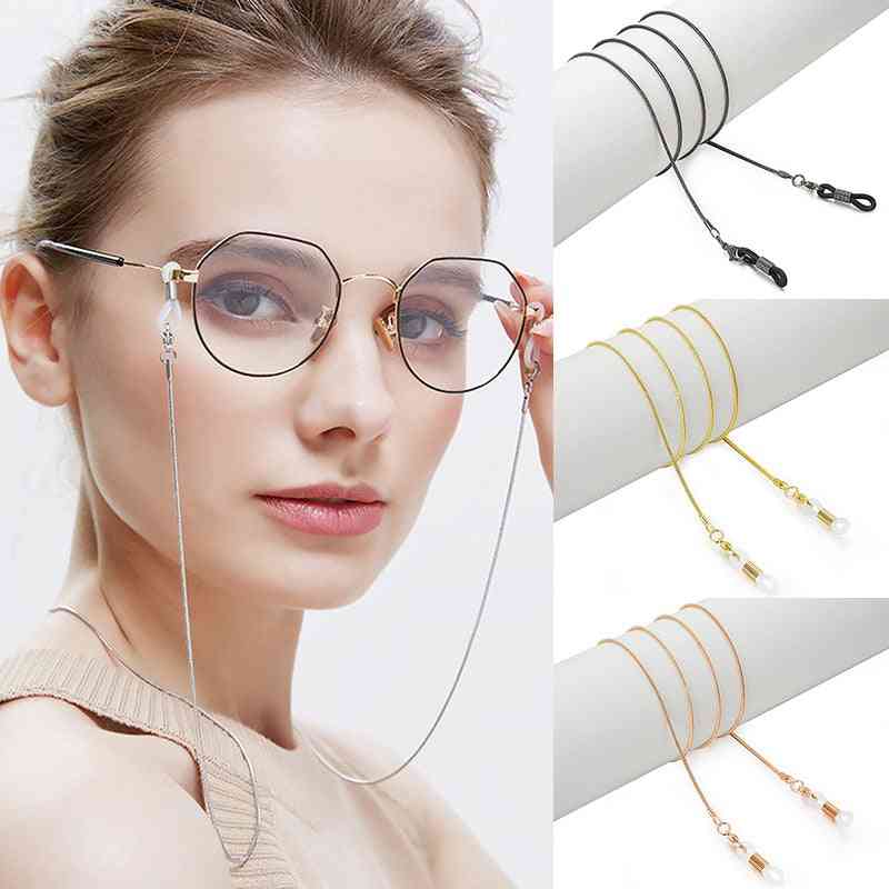 Eyeglass Chain, Sunglasses Non-slip Smooth, Lanyard Metal Rope